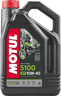 Motul 5100 Ester/Synthetic Engine Oil 10w40 4 Lt MOTUL