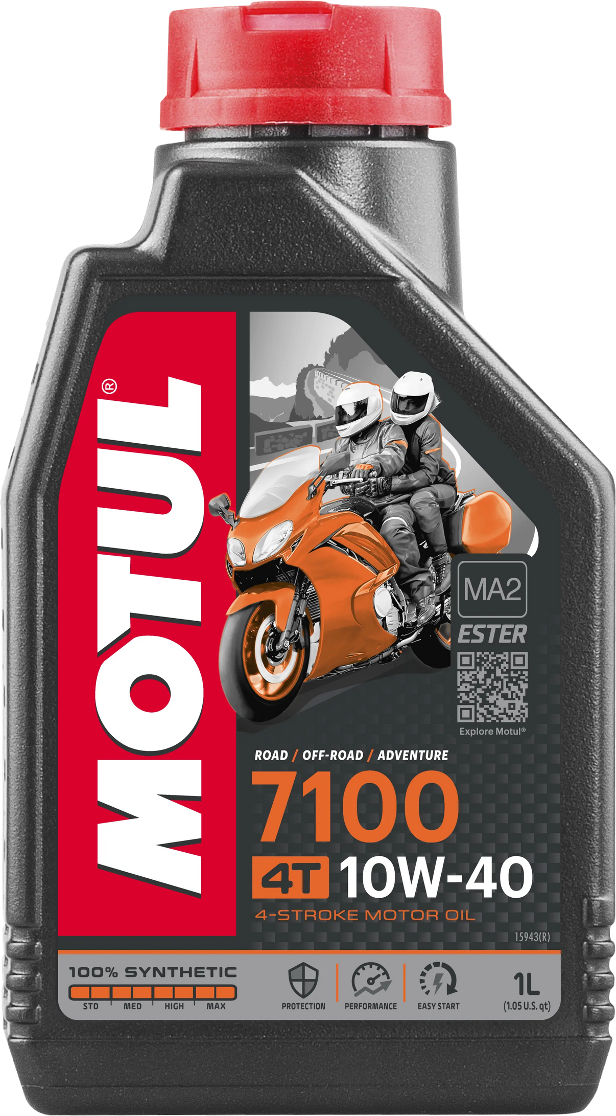 Motul 7100 Synthetic Oil 10w40 Liter MOTUL