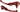 Mx Style Lever Set Red `96 17 Fxd FLO MOTORSPORTS
