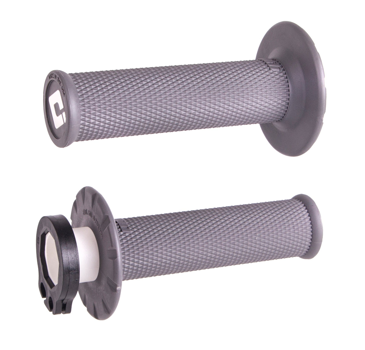 Mx V2 Lock On Grips No Waffle Graphite ODI