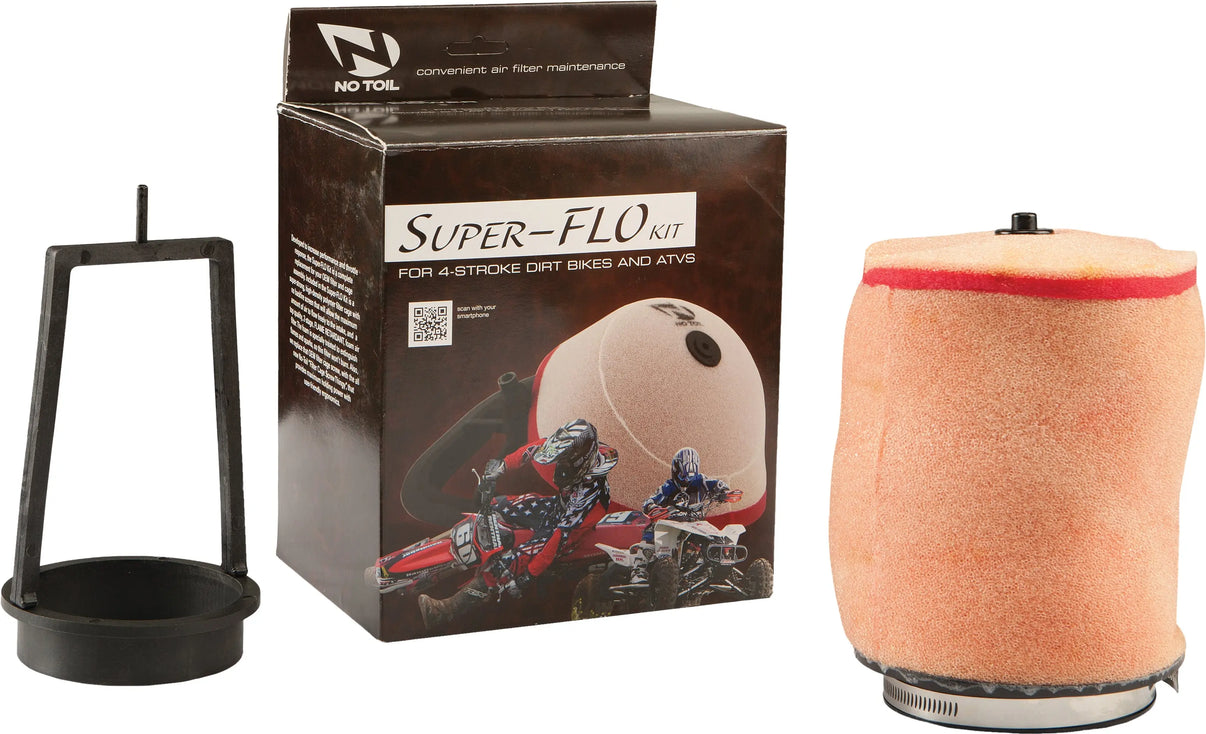 No Toil Super-Flo Air Filter Kit - OEM Fit - Kawasaki KX250F | KX450F | 2016-2020 NO TOIL