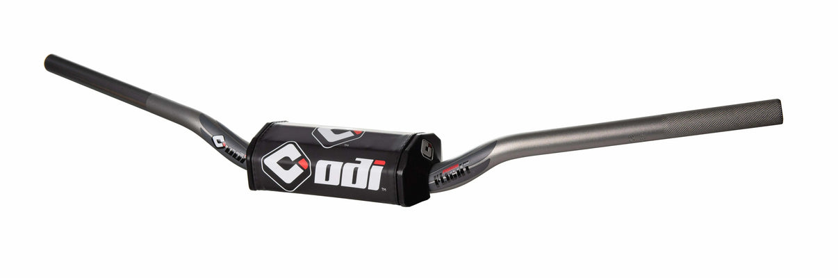 ODI Podium Flight 1-1/8 IN. MX Handlebars - Graphite - Honda/Kawasaki OEM Bend ODI