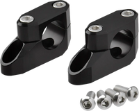 Offset Handlebar Riser Kit 20mm 26mm 22.2/28.6mm Black ZETA