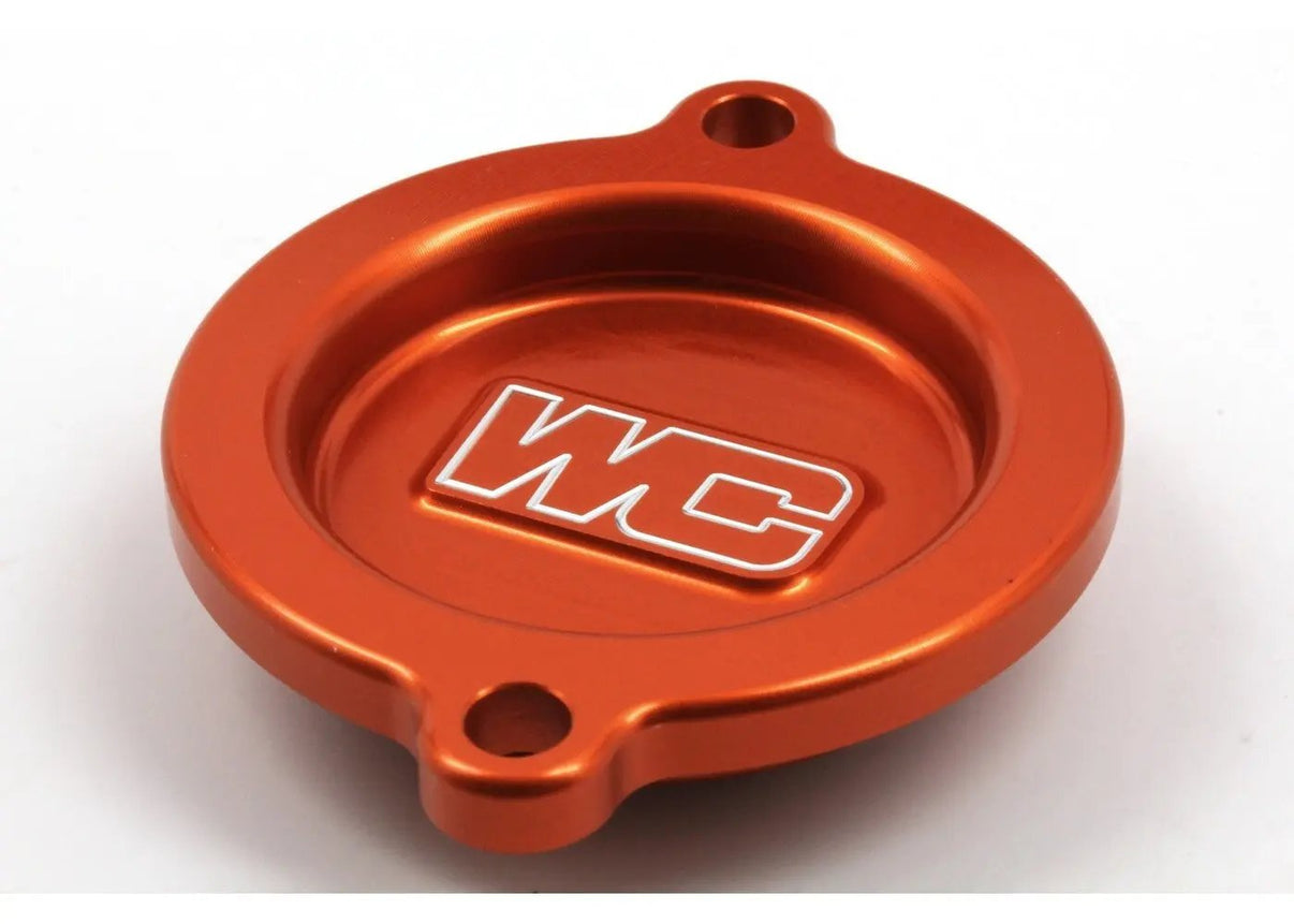 Oil Filter Cover Orange Ktm/Hus/Gas WORKS