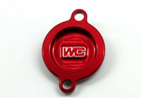 Oil Filter Cover Red Ktm/Hus/Gas WORKS