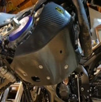P3 Carbon Fiber Skid Plate  - 2000-2021 - Suzuki - DR-Z400 P3 Carbon