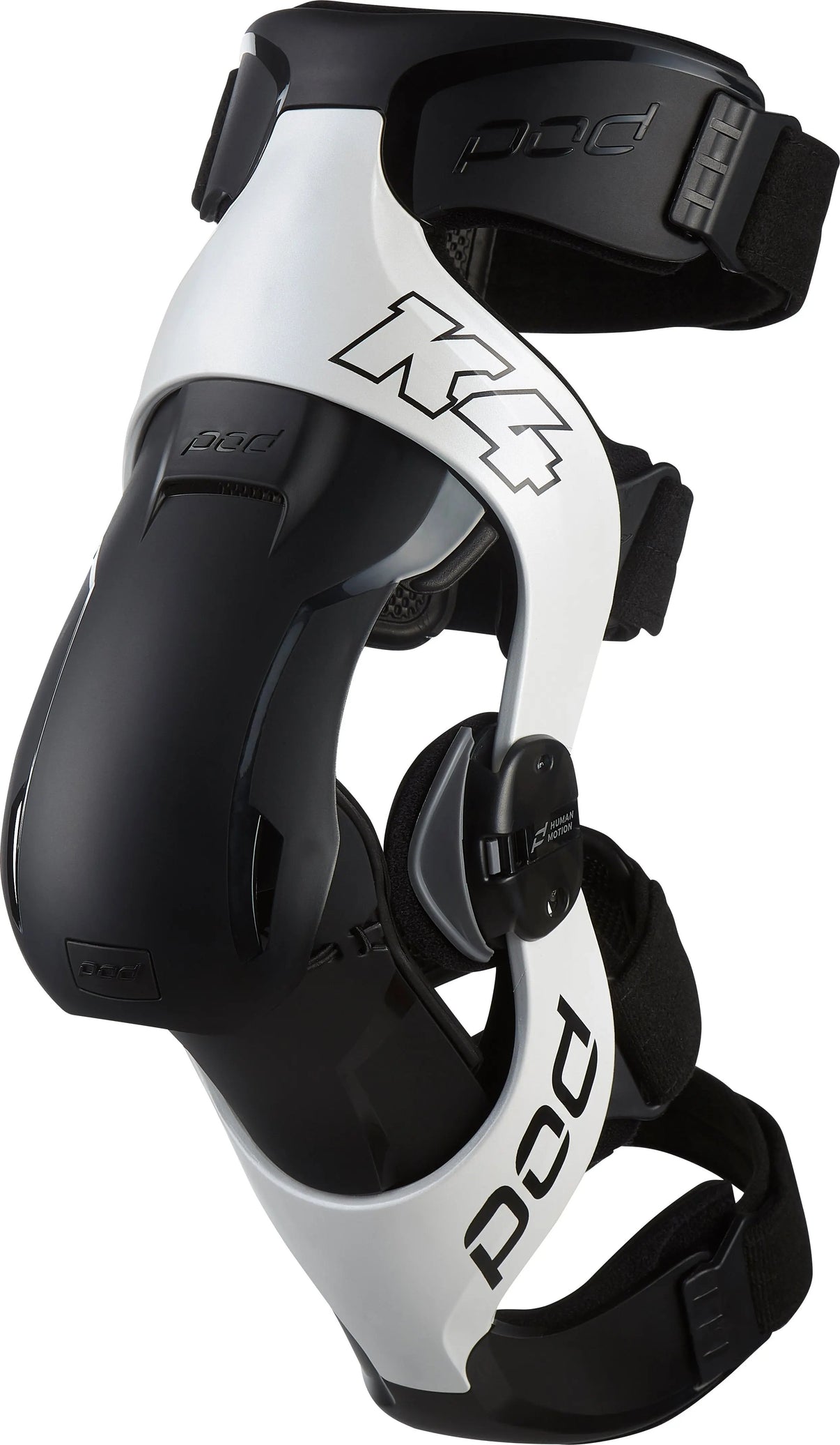 POD K4 V2.0 Knee Brace Pair -  White/Black - Size XL/2XL POD