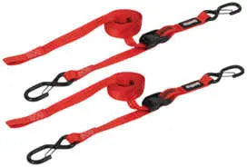PRP 1" Cam-Lock Red Tie Down With Snap S-Hooks PRP