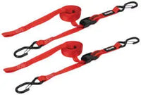 PRP 1" Cam-Lock Red Tie Down With Snap S-Hooks PRP