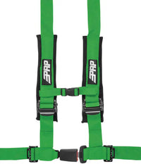 PRP 4.2 4-Point Auto Buckle H-style Harness - Green PRP