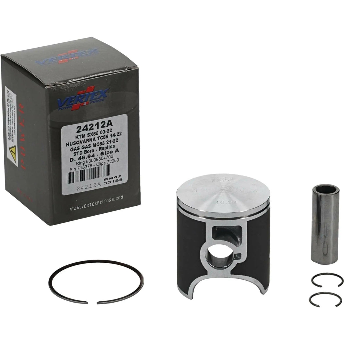 Piston Kit Cast 46.94/Std Husq/Ktm VERTEX
