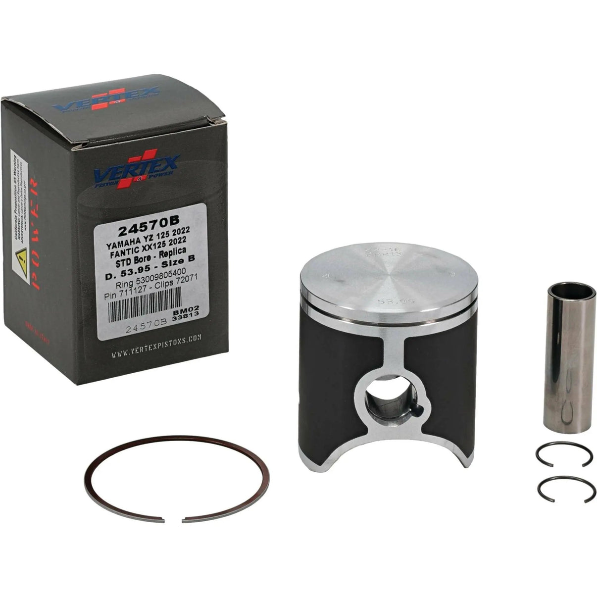 Piston Kit Cast 53.95/Std Yam VERTEX