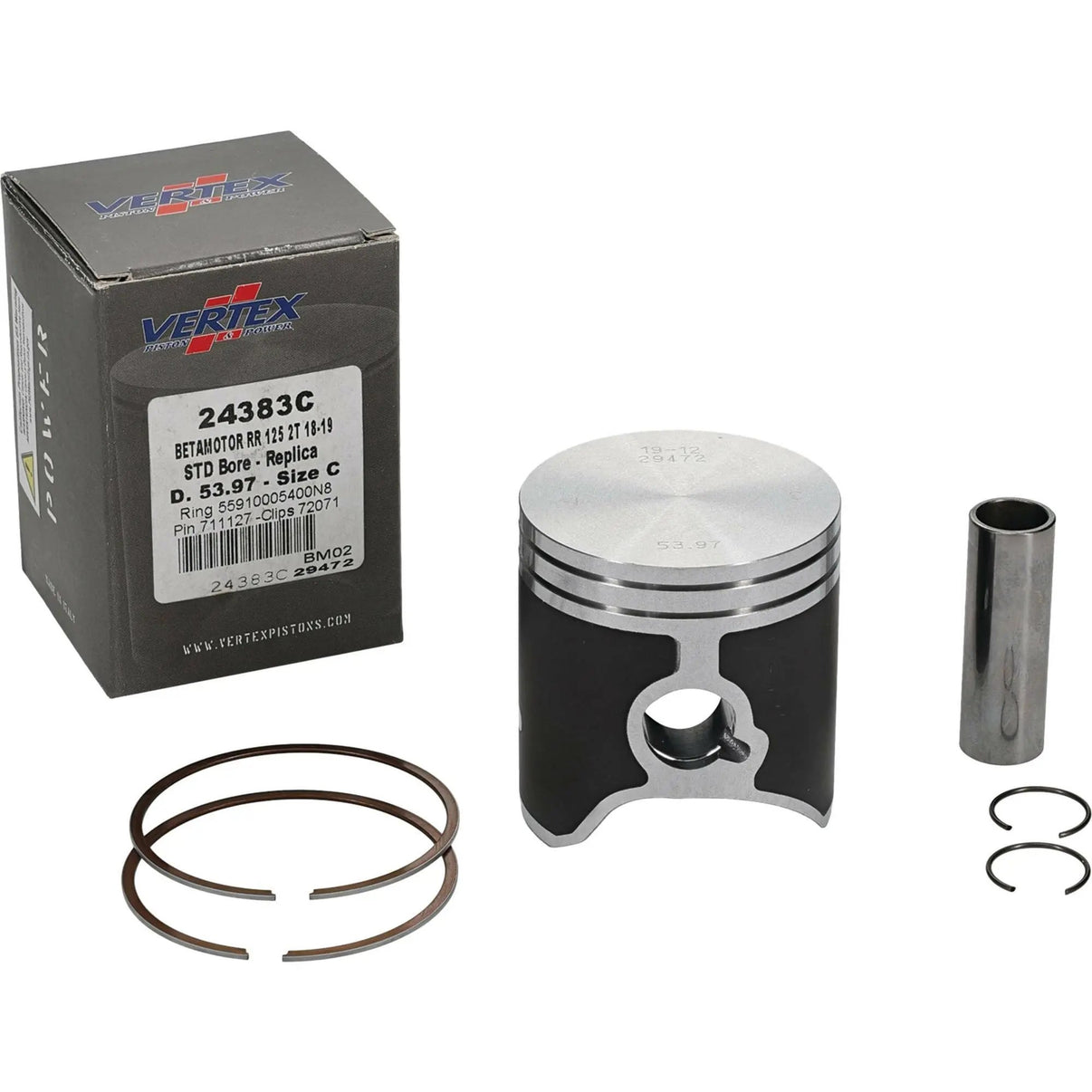 Piston Kit Cast 53.97/Std Beta VERTEX