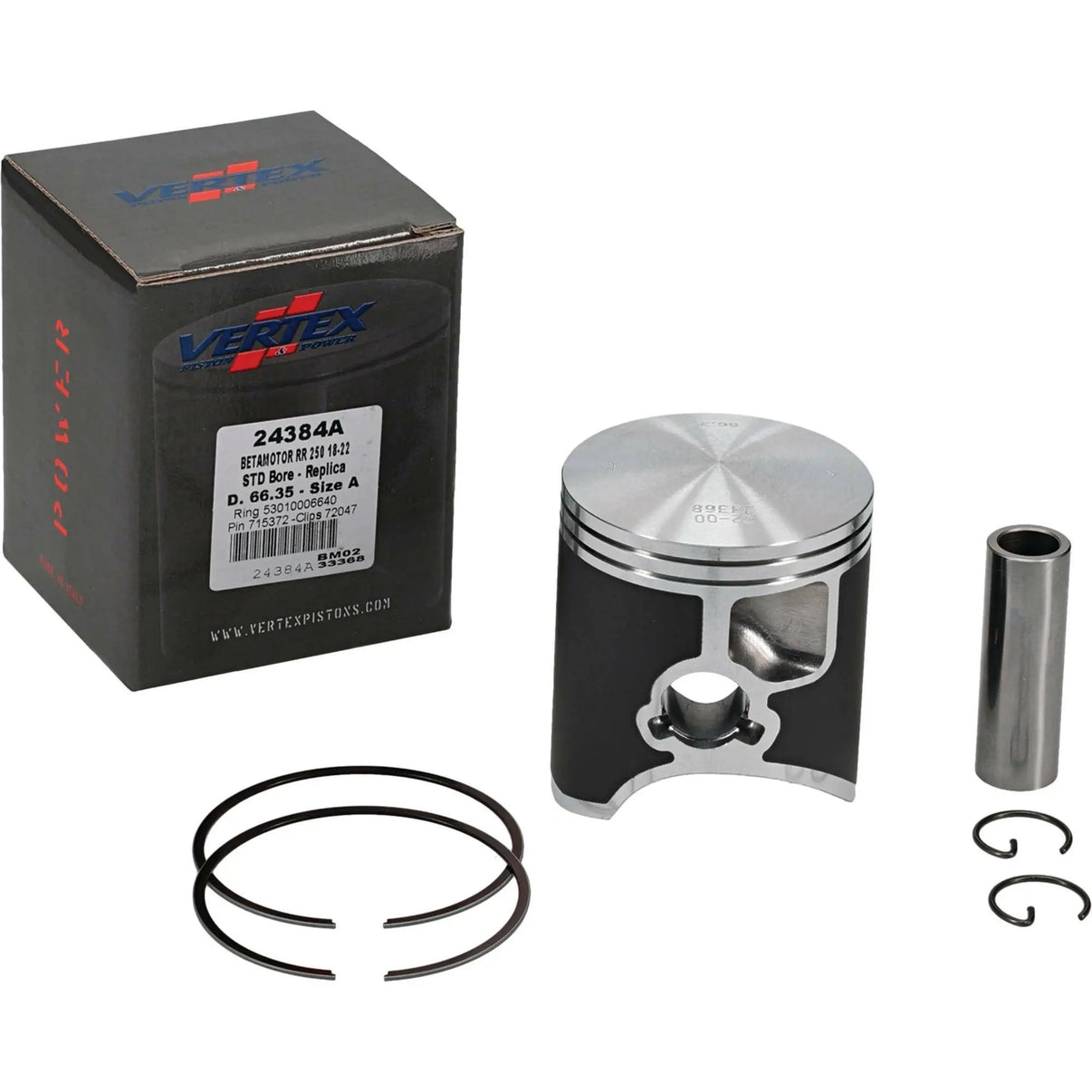 Piston Kit Cast 66.35/Std Beta VERTEX