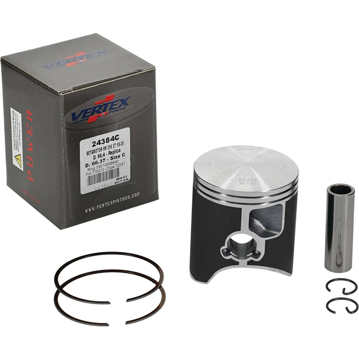Piston Kit Cast 66.37/Std Beta VERTEX