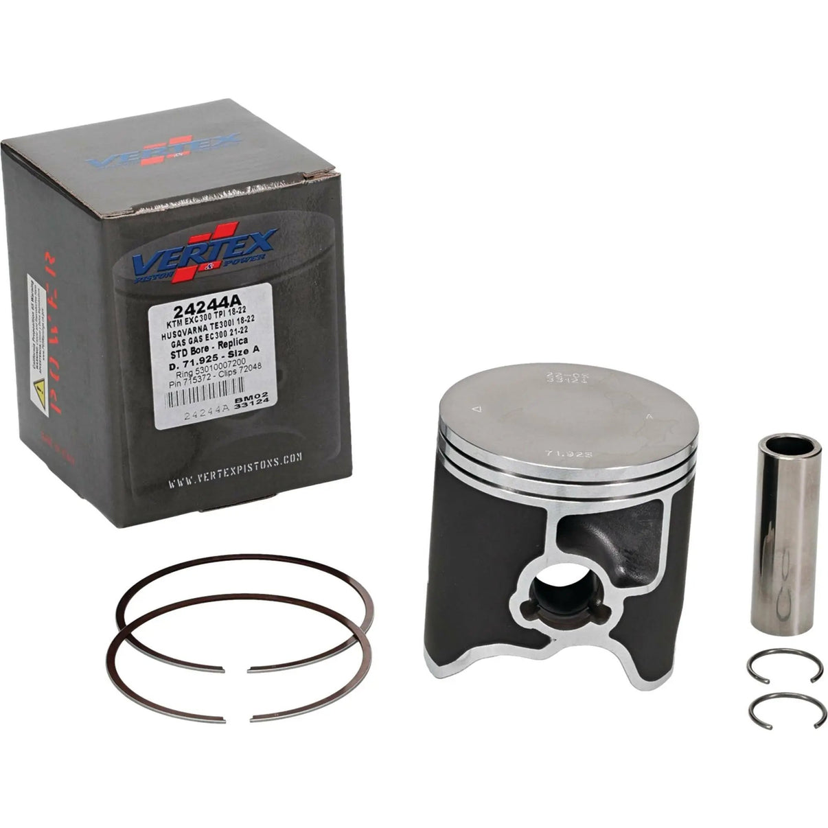 Piston Kit Cast 71.925/Std Husq/Ktm VERTEX