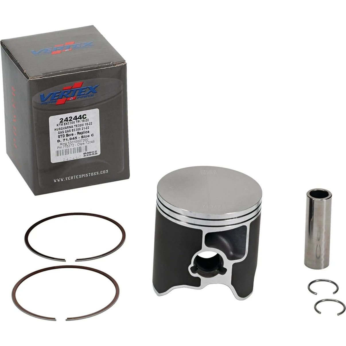 Piston Kit Cast 71.945/Std Husq/Ktm VERTEX