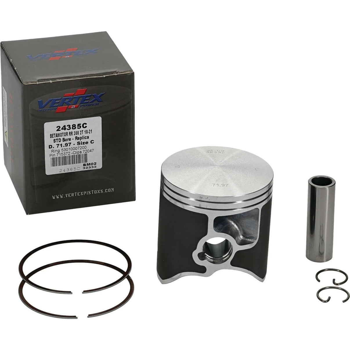 Piston Kit Cast 71.97/Std Beta VERTEX