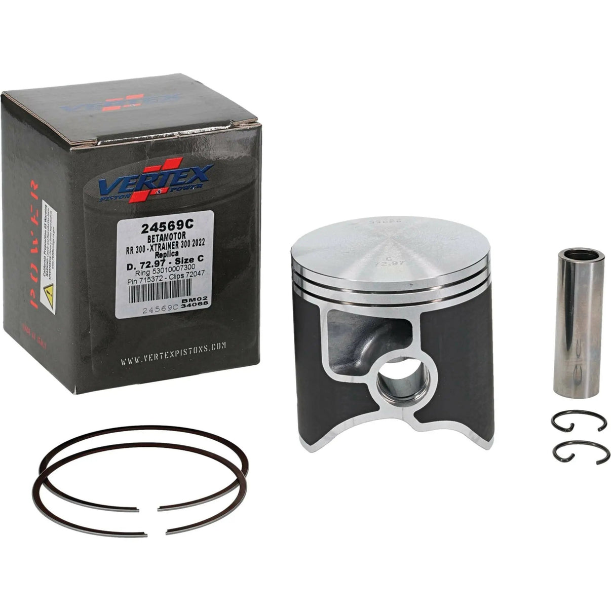 Piston Kit Cast 72.97/Std Beta VERTEX
