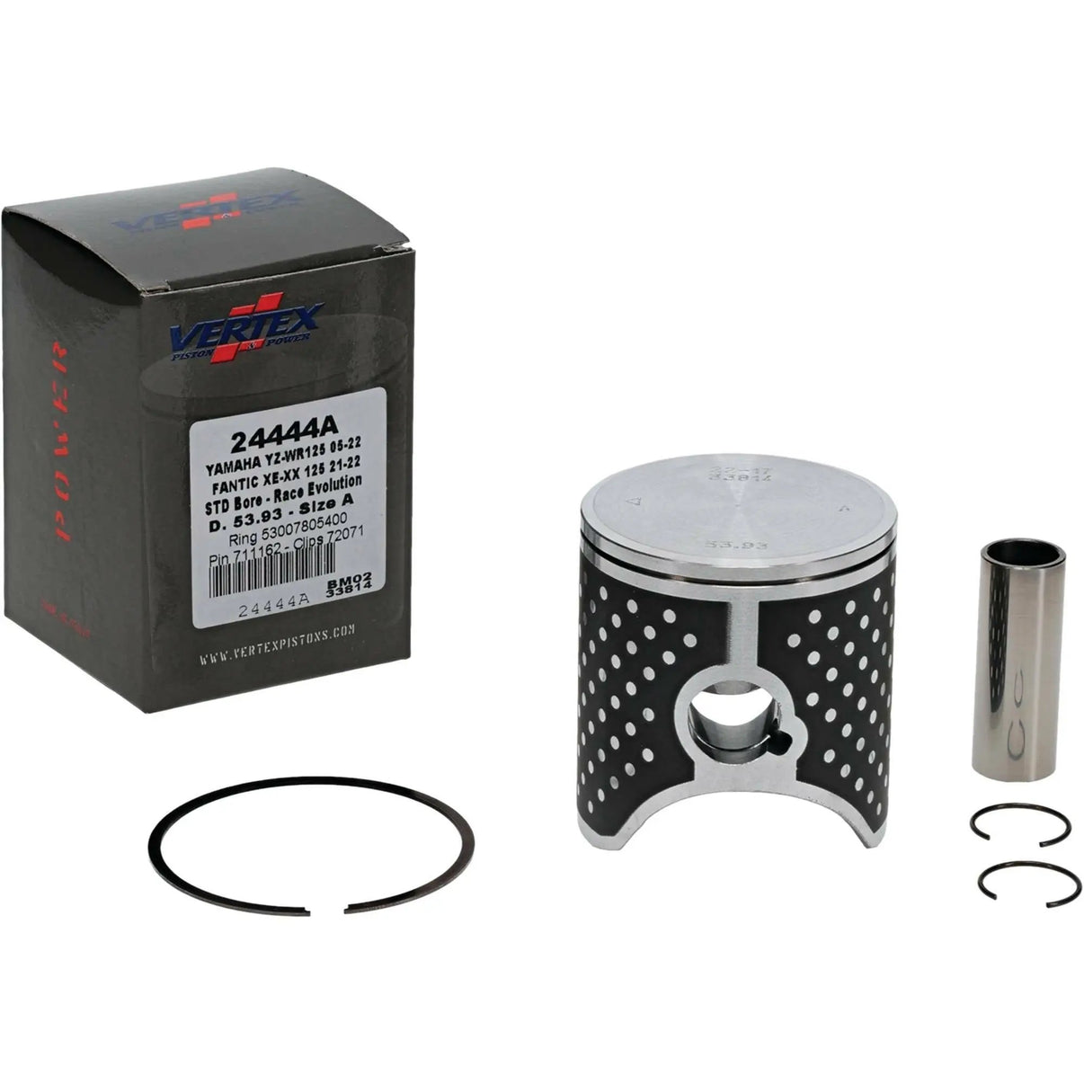 Piston Kit Cast Race Evolution 53.93/Std Yam VERTEX