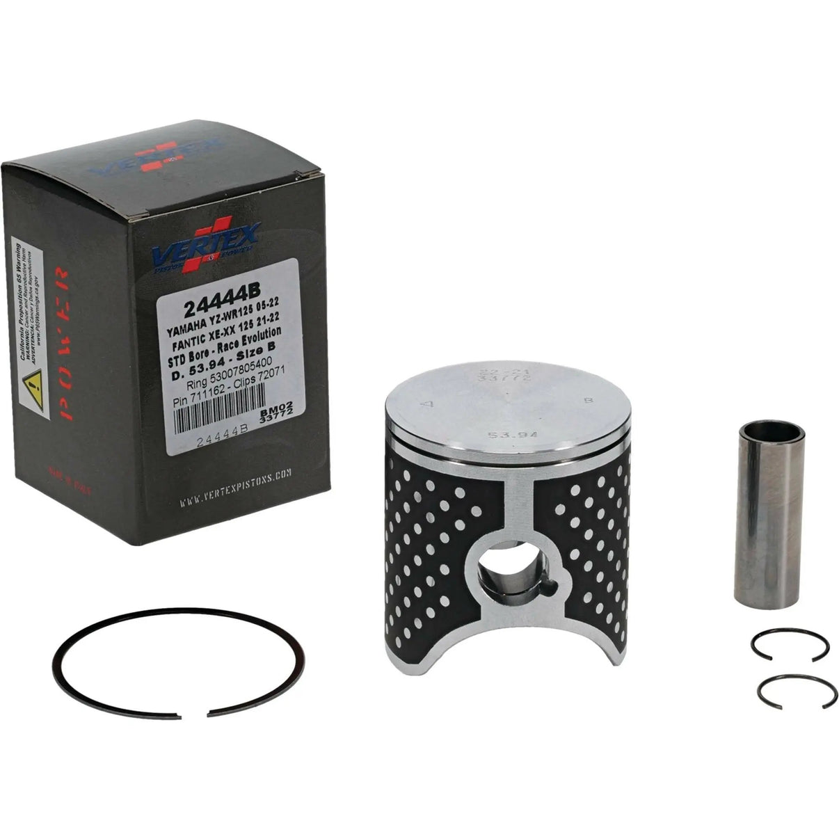 Piston Kit Cast Race Evolution 53.94/Std Yam VERTEX