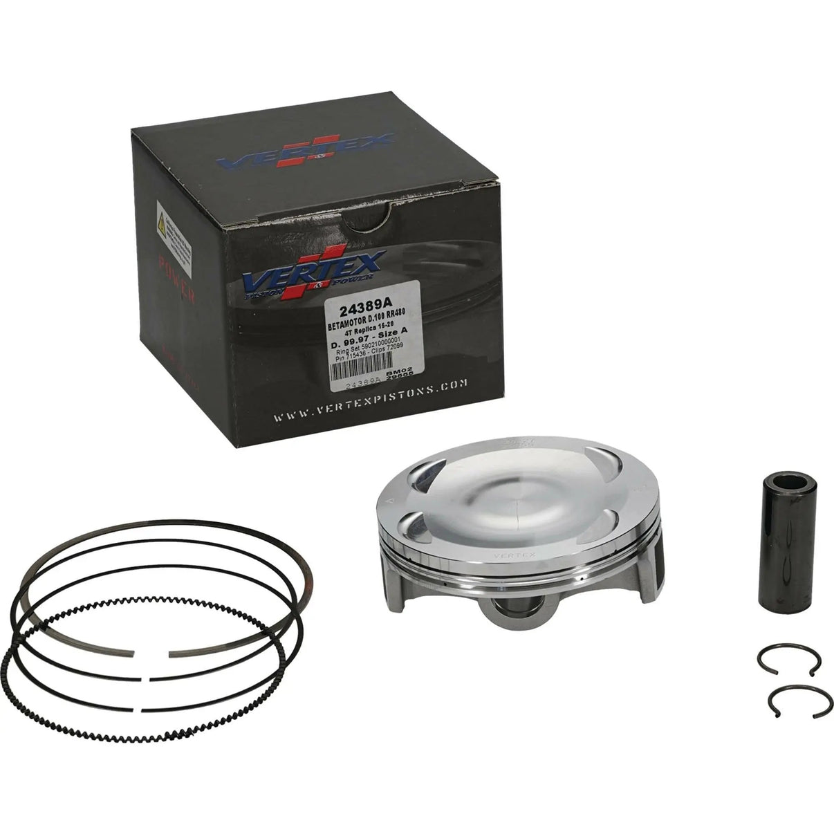 Piston Kit Forged 99.96/Std 11.86:1 Beta VERTEX