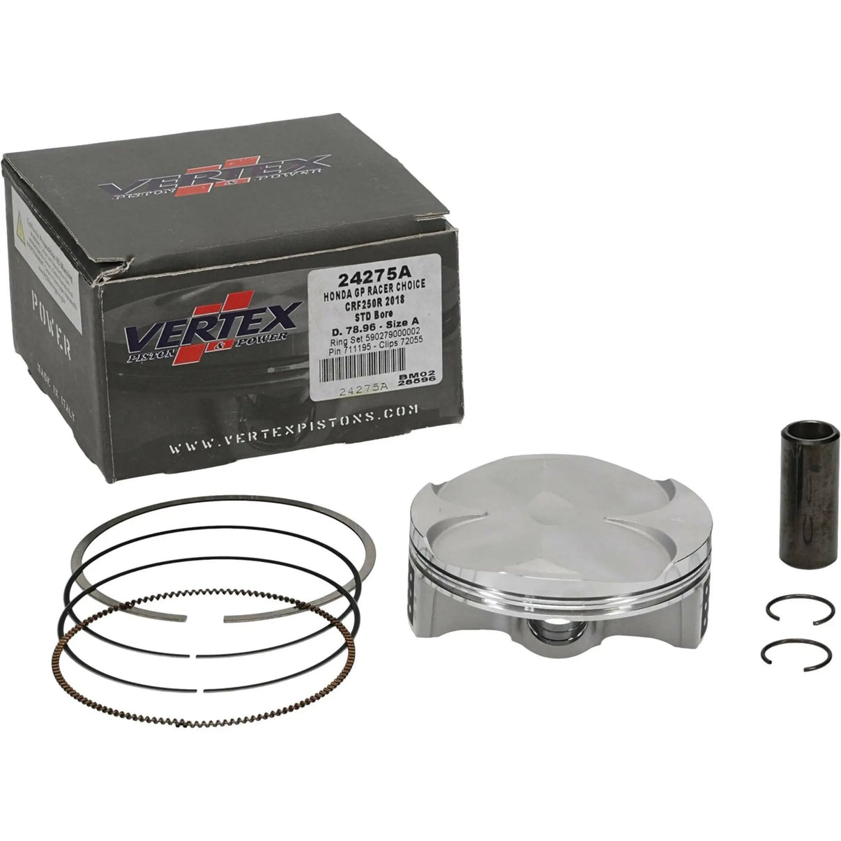Piston Kit Gp Rc 78.96/Std 14.2:1 Hon VERTEX