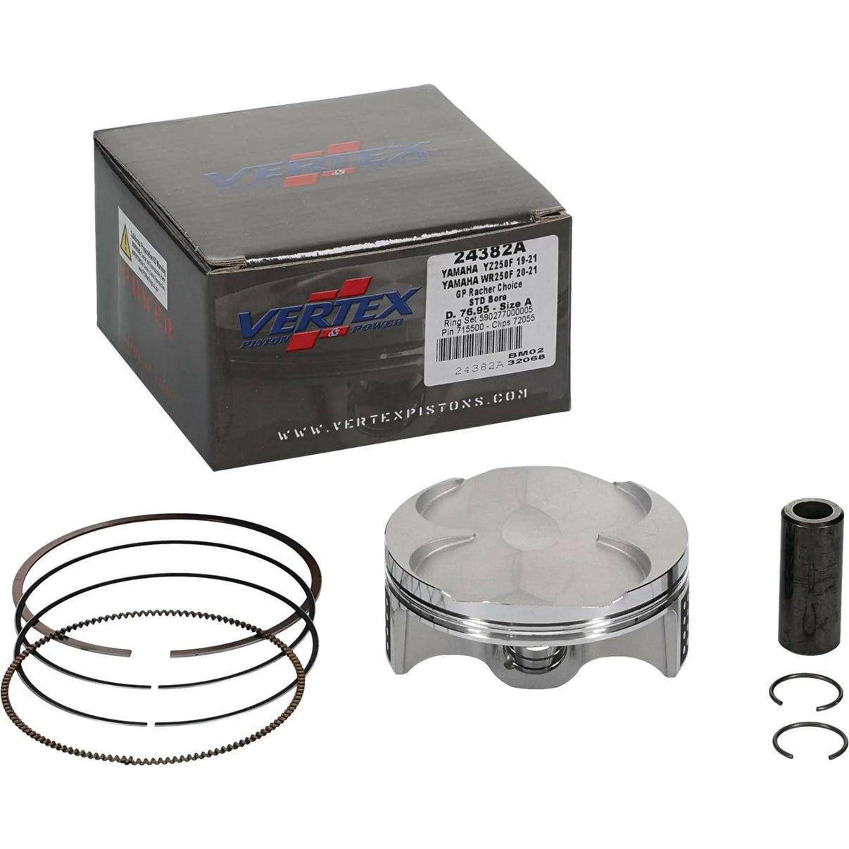 Piston Kit Gp Rc Forged 76.95/Std 13.85:1 Yam VERTEX