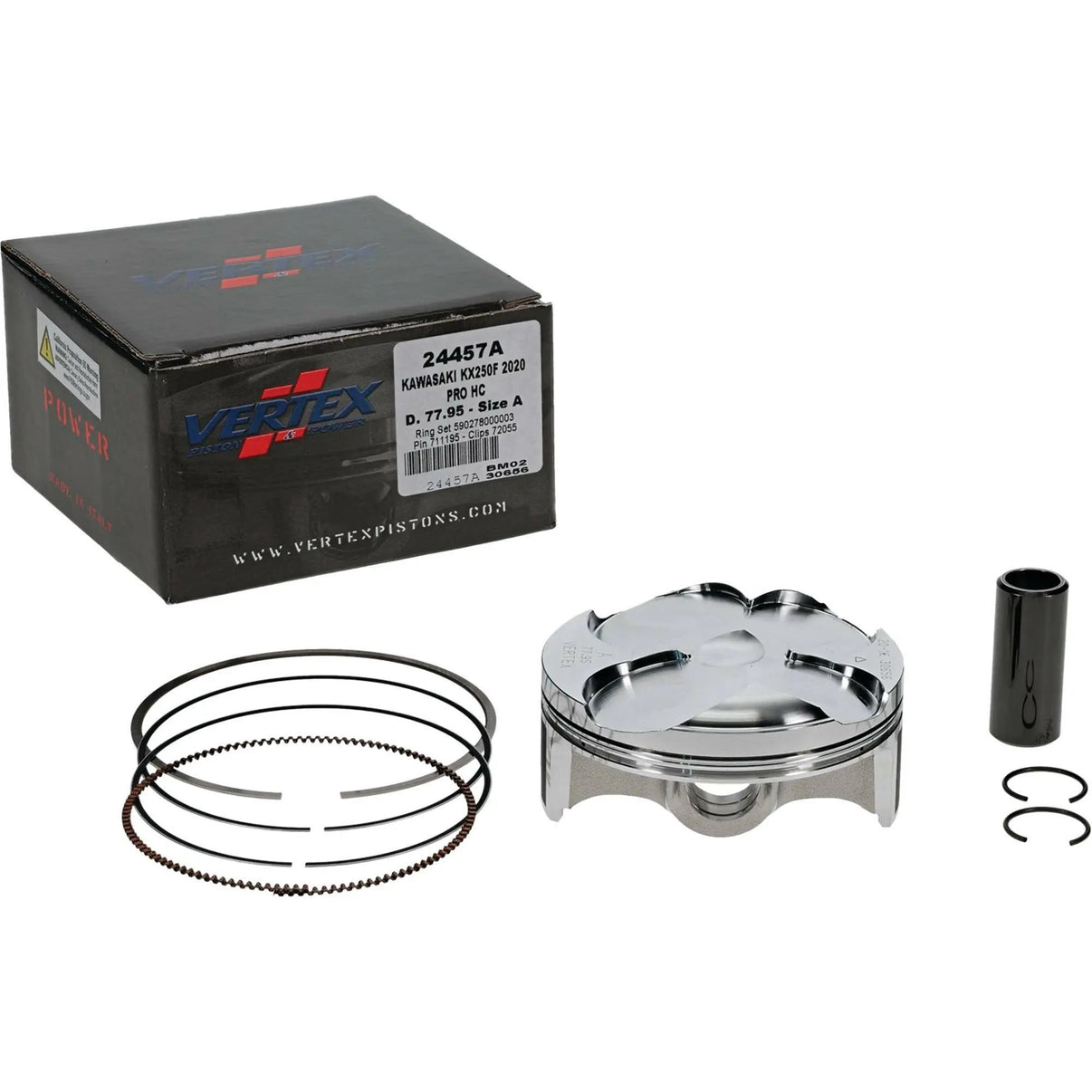 Piston Kit Hc Forged 77.95/Std 14.8:1 Kaw VERTEX