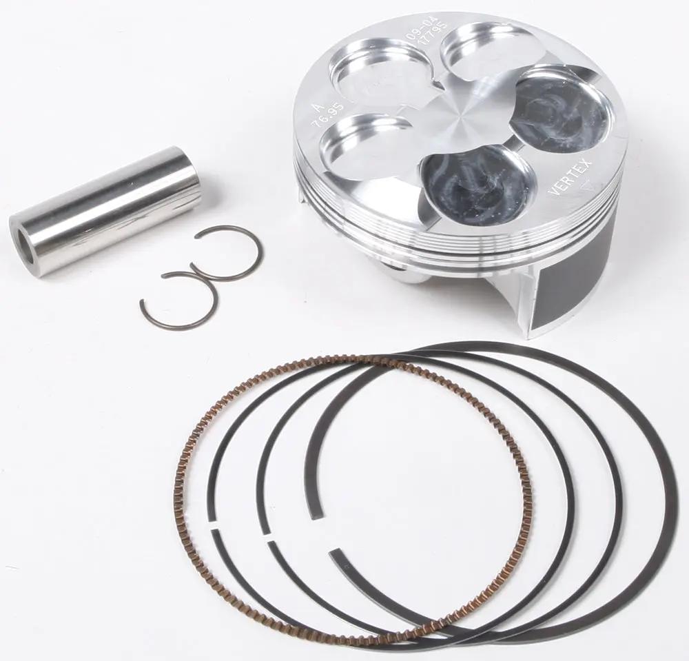 Piston Kit Hc Forged Sngl Ring 76.95/Std 13.9:1 Yam VERTEX