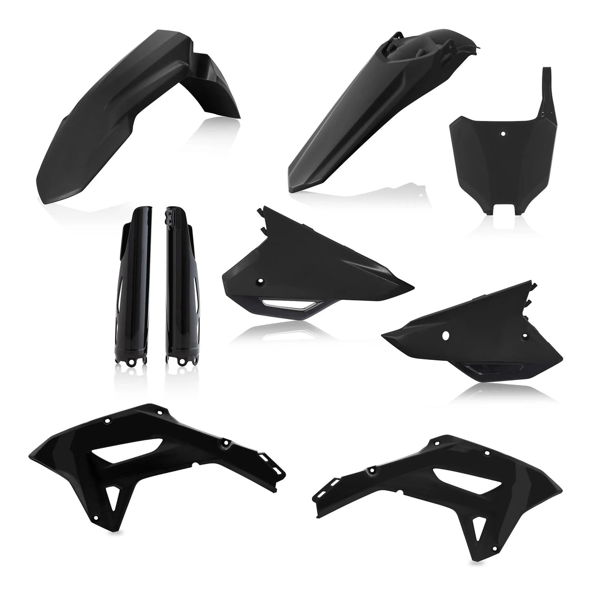 Plastic Kit  Full Hon Black ACERBIS