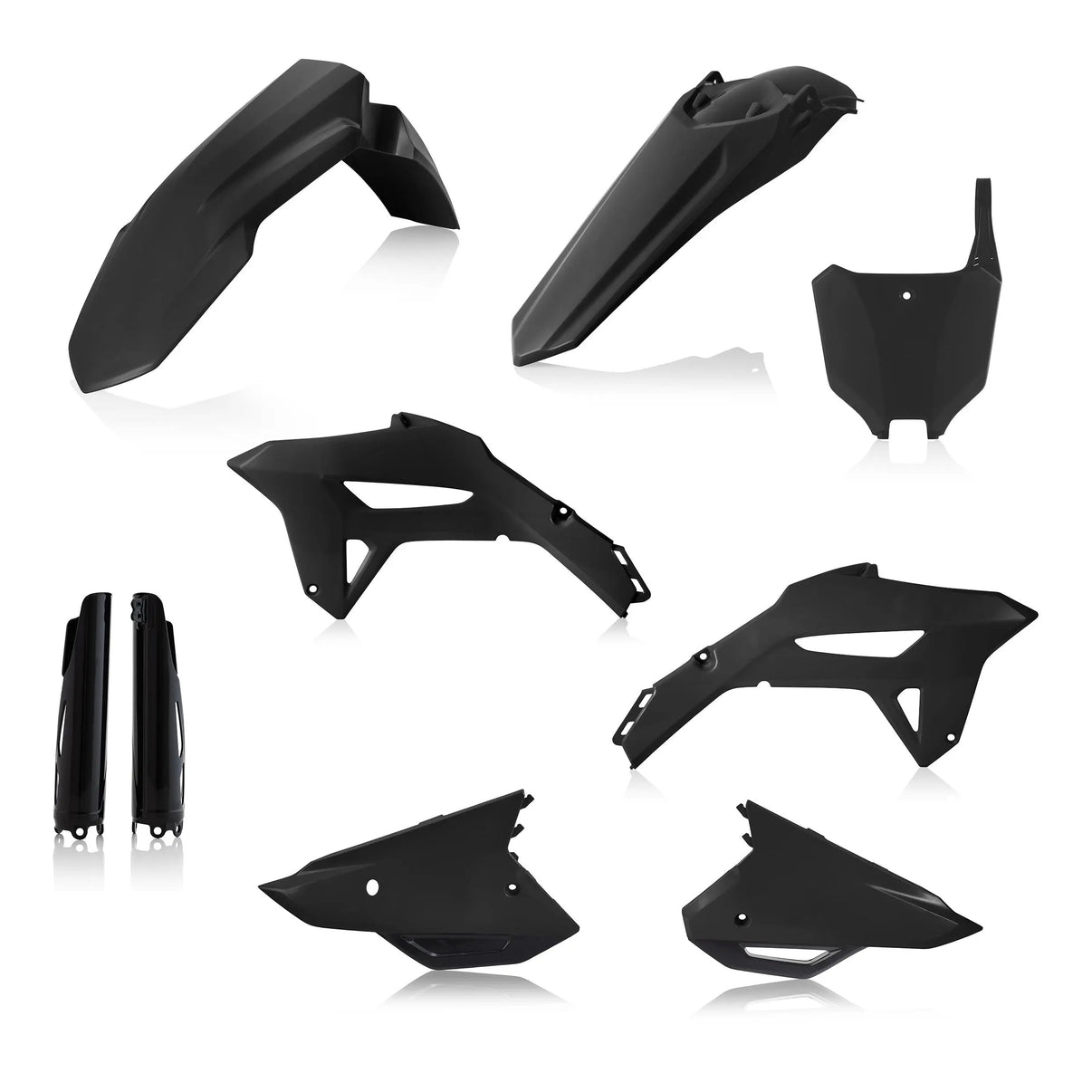 Plastic Kit  Full Hon Black ACERBIS
