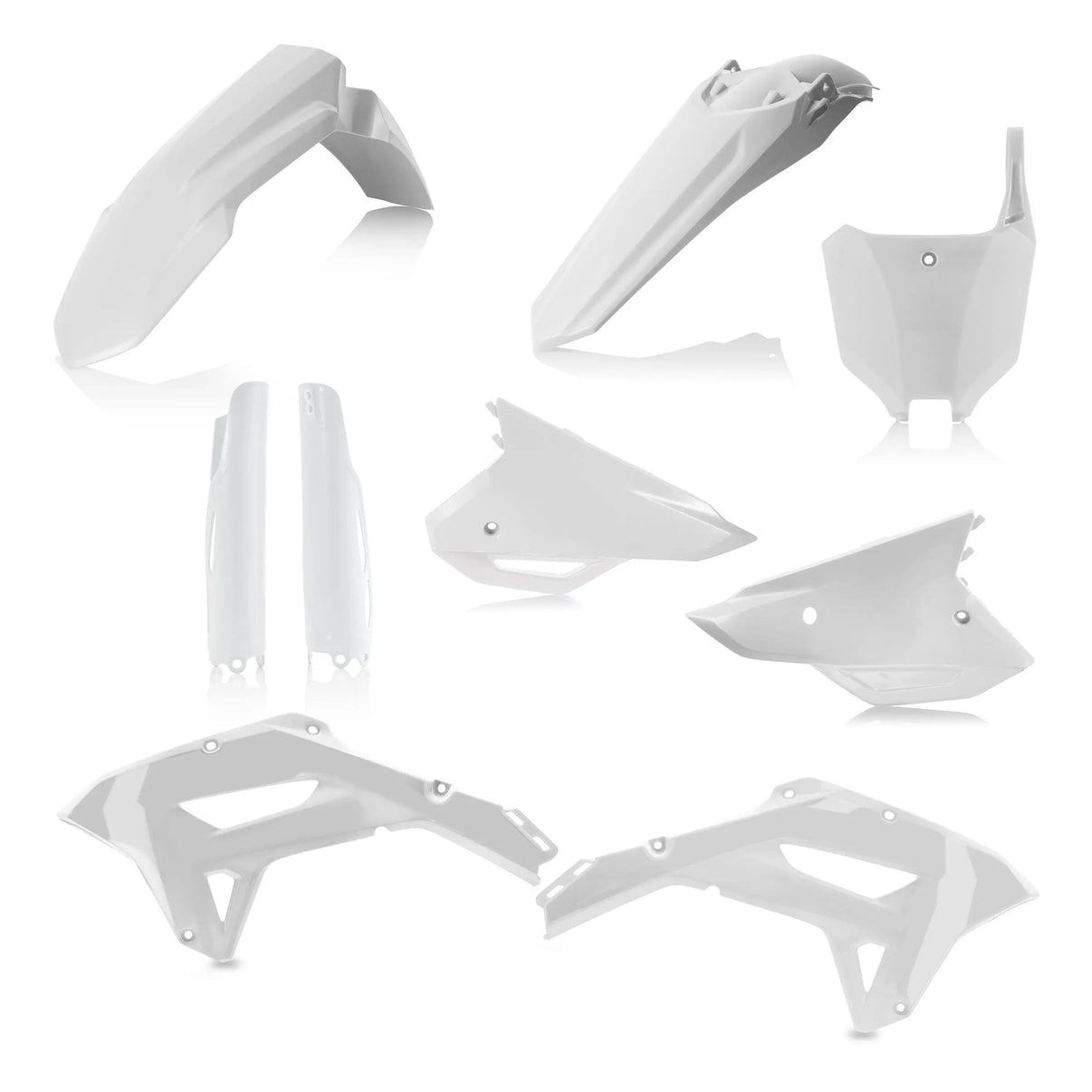 Plastic Kit  Full Hon White ACERBIS