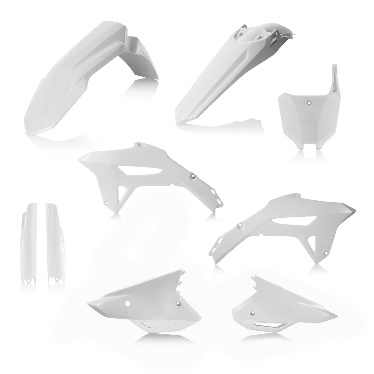 Plastic Kit  Full Hon White ACERBIS