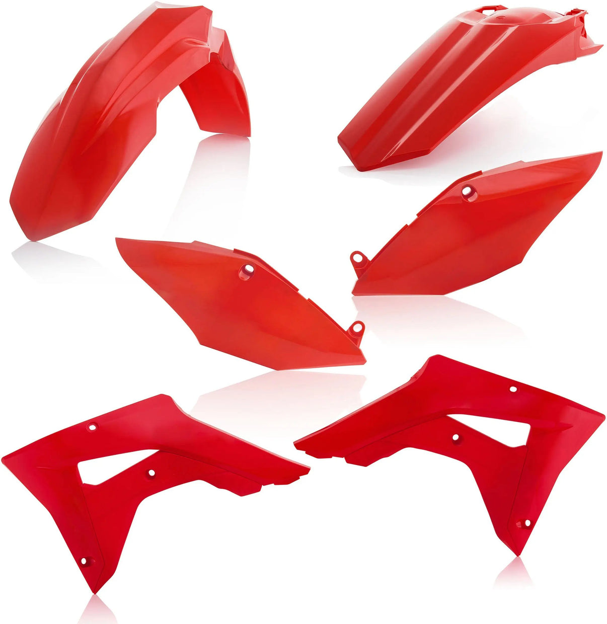 Plastic Kit Red ACERBIS