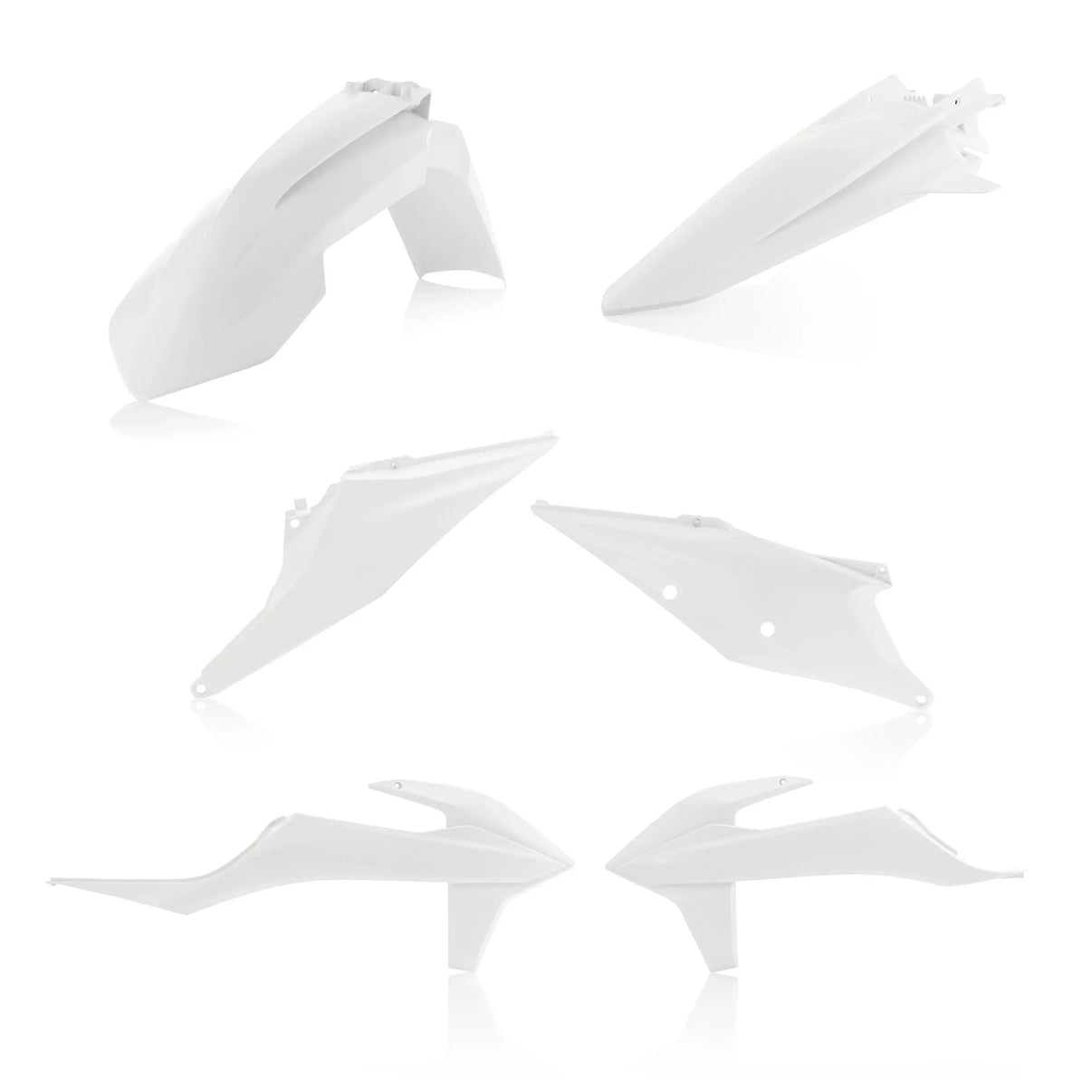 Plastic Kit White ACERBIS
