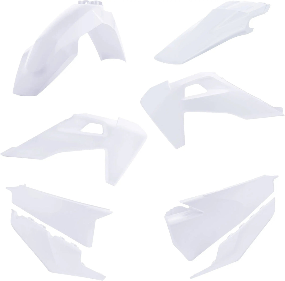 Plastic Kit White ACERBIS