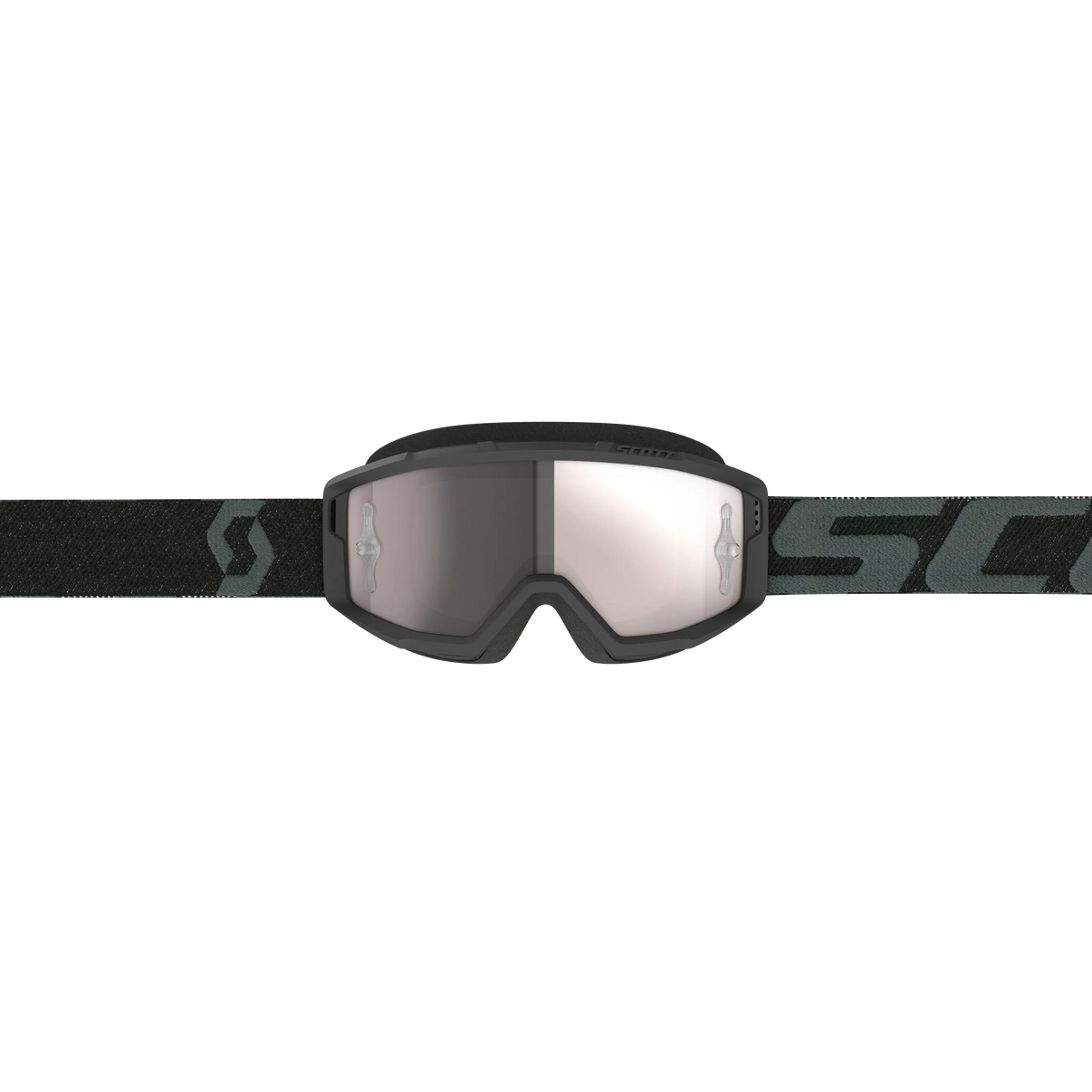 Primal Goggle Black Silver Chrome Works Lens SCOTT