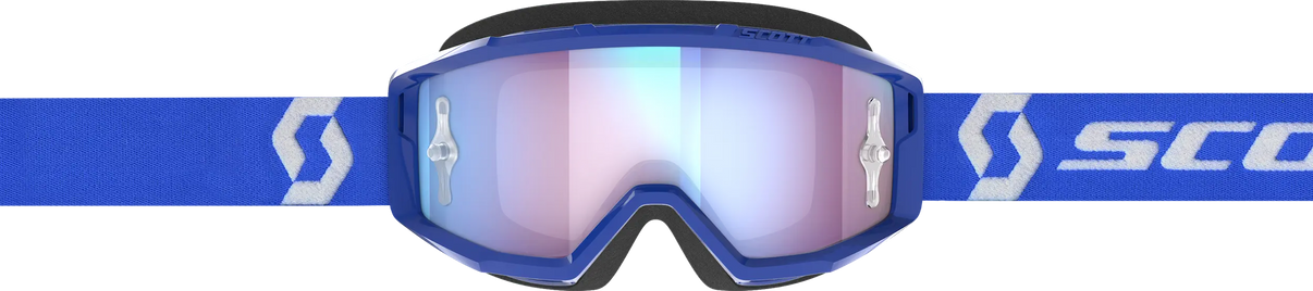 Primal Goggle Blue/White Blue Chrome Works SCOTT