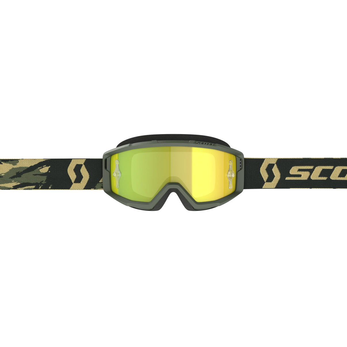 Primal Goggle Camo/Khaki Yellow Chrome Works Lens SCOTT