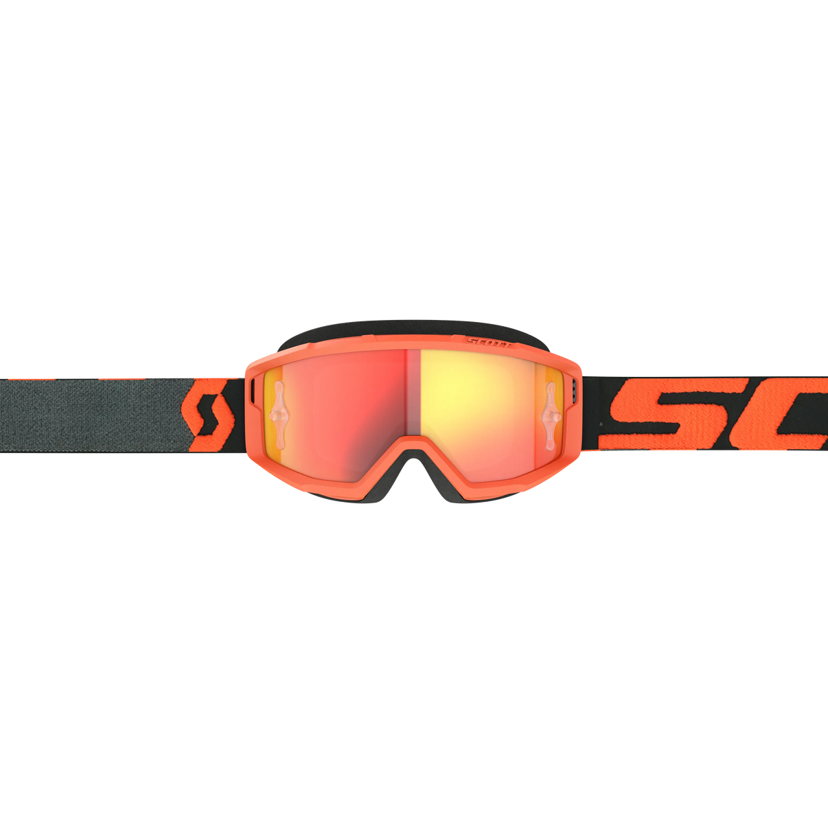 Primal Goggle Orange/Black Orange Chrome Works Lens SCOTT