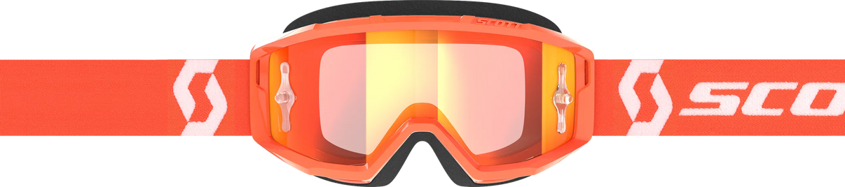 Primal Goggle Orange/White Orange Chrome Works SCOTT