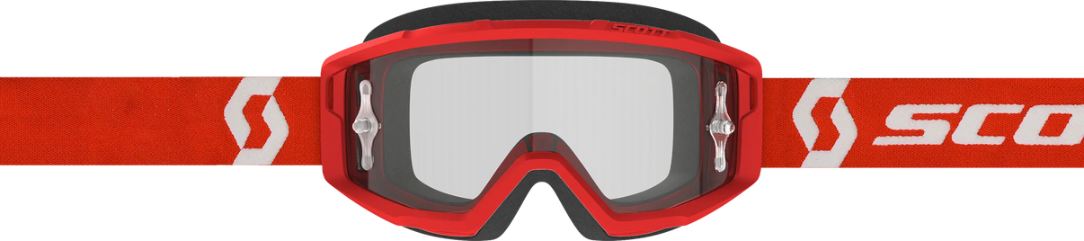 Primal Goggle Red/White Clear Works SCOTT
