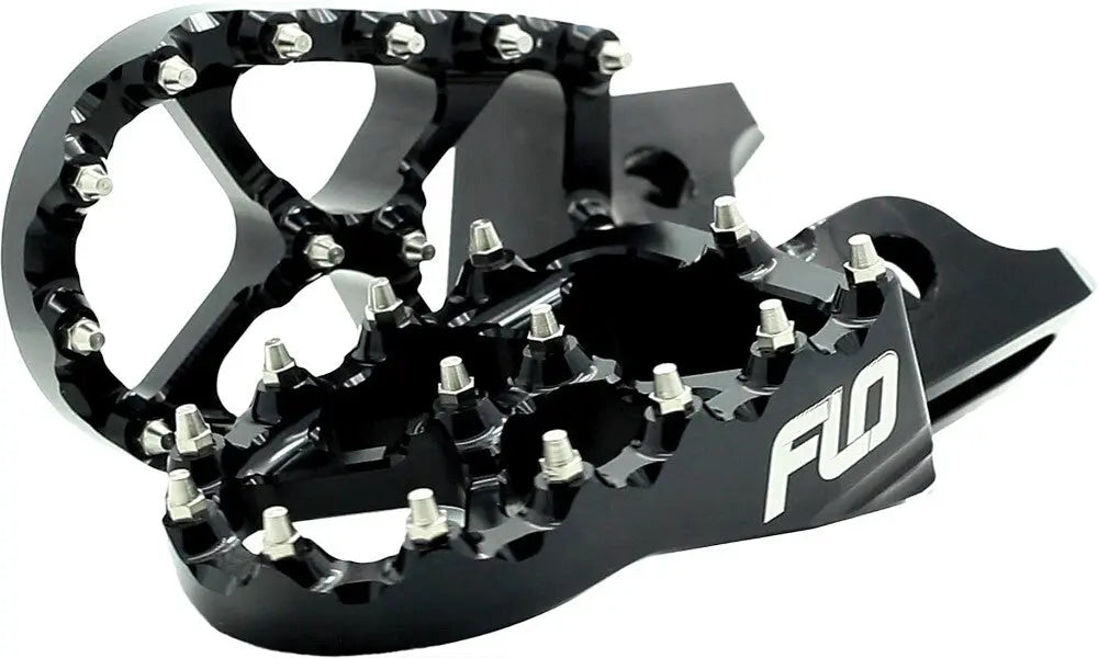 Pro Series Footpegs Lower Black 12mm Yam FLO MOTORSPORTS