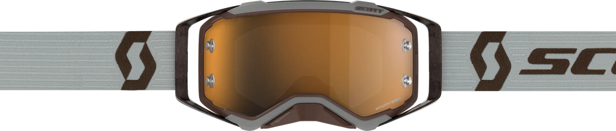 Prospect Amplifier Goggle Grey/Brown Gold Chrome Works SCOTT