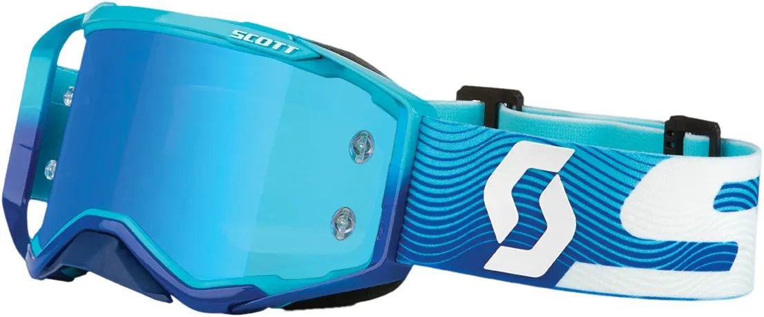 Prospect Goggle Blue/White Electric Blue Chrome Works SCOTT