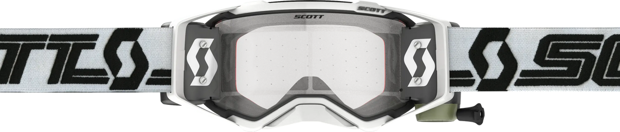 Prospect Goggle Super Wfs White/Black W/Clear Works SCOTT
