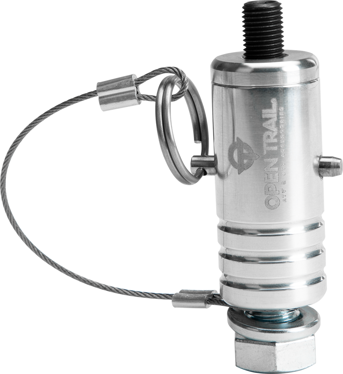 Quick Release Whip Mount Polished OPEN TRAIL