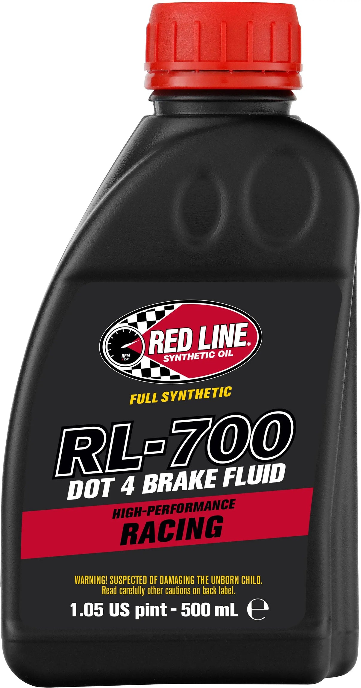 RED LINE 700 Dot 4 Synthetic Brake Fluid 500ml RED LINE