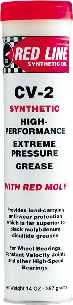 RED LINE Cv 2 Grease W/Moly 14oz Tube RED LINE